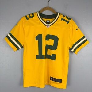 Nike On Field Jersey Youth Medium Green Bay Packers Aaron Rodgers NFL Football